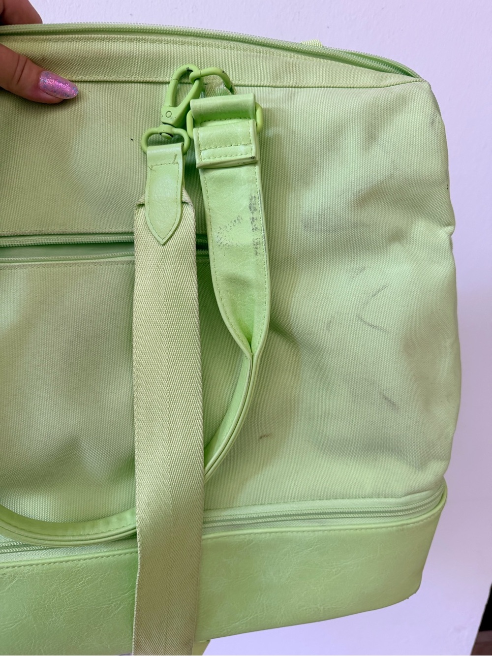 BEIS Lime Green Travel Tote - Picture 6 of 10